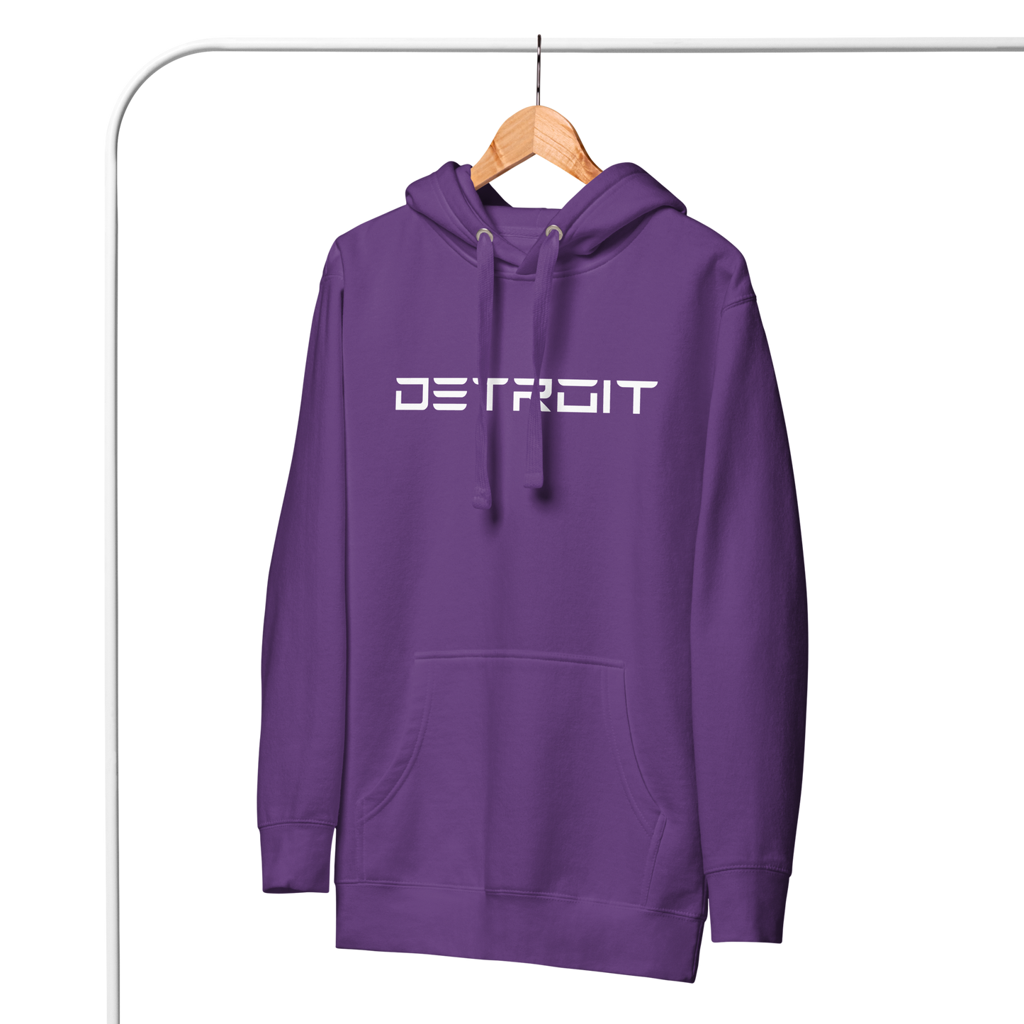 'Detroit' Unisex Premium Hoodie (Electric Font)