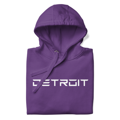 'Detroit' Unisex Premium Hoodie (Electric Font)