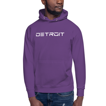 'Detroit' Unisex Premium Hoodie (Electric Font)