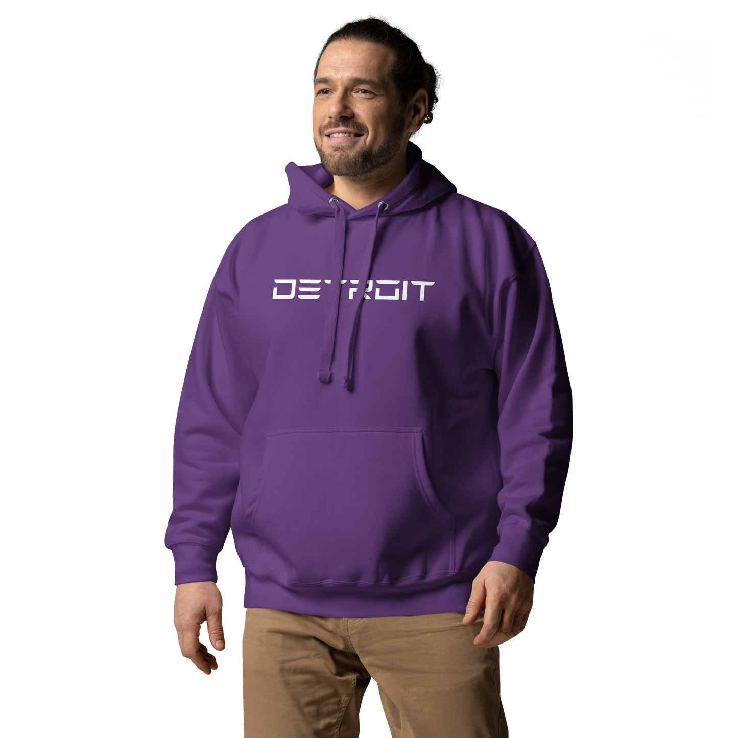 'Detroit' Unisex Premium Hoodie (Electric Font)