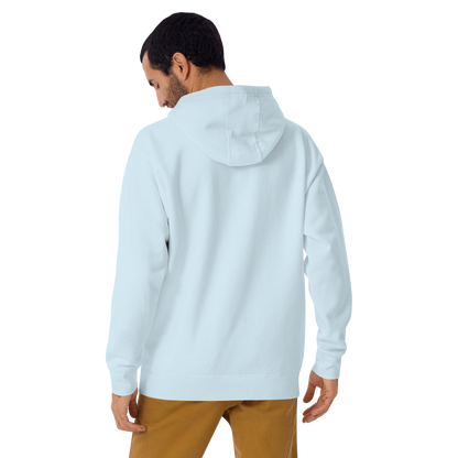 Michigan Upper Peninsula Hoodie (w/ Embroidered Pink UP Outline) | Unisex Premium