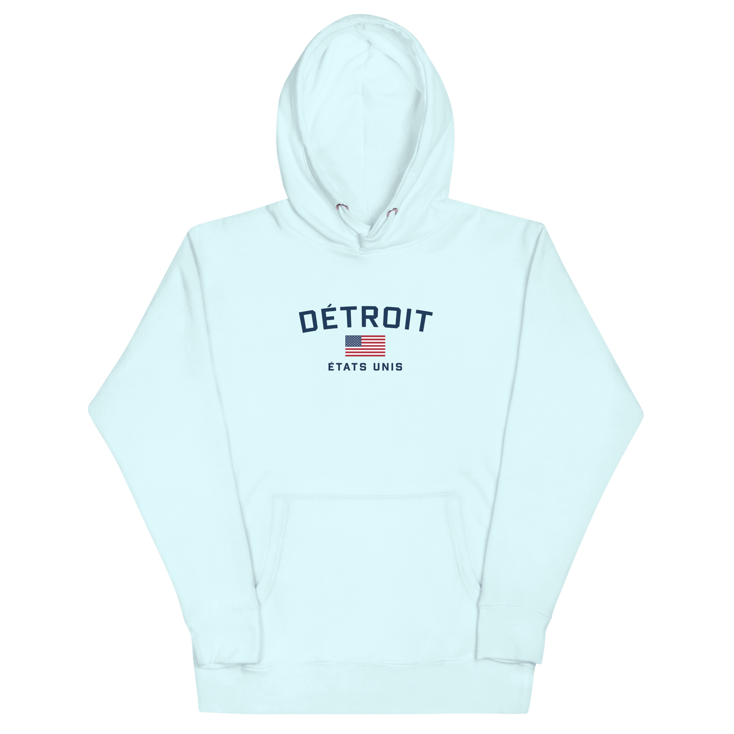 'Détroit États Unis' Hoodie | Unisex Premium - Circumspice Michigan