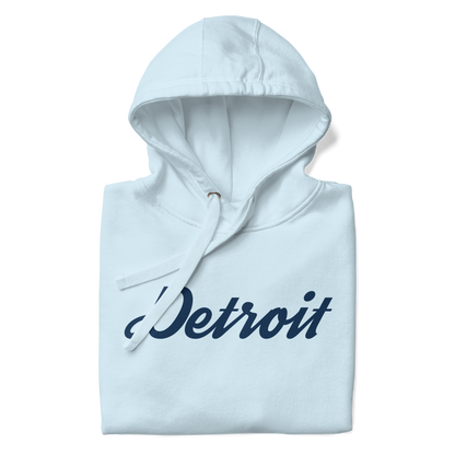 'Detroit' Unisex Premium Hoodie (Script Font)