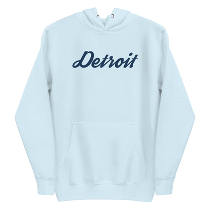 'Detroit' Unisex Premium Hoodie (Script Font)