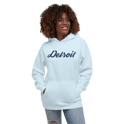 'Detroit' Unisex Premium Hoodie (Script Font)