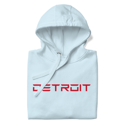 'Detroit' Unisex Premium Hoodie (Electric Font)