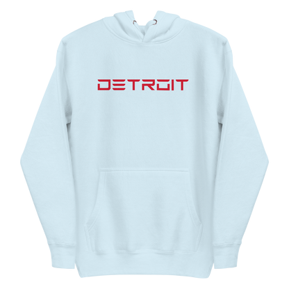 'Detroit' Unisex Premium Hoodie (Electric Font)