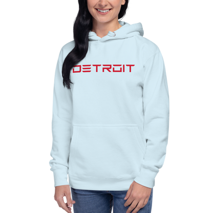 'Detroit' Unisex Premium Hoodie (Electric Font)