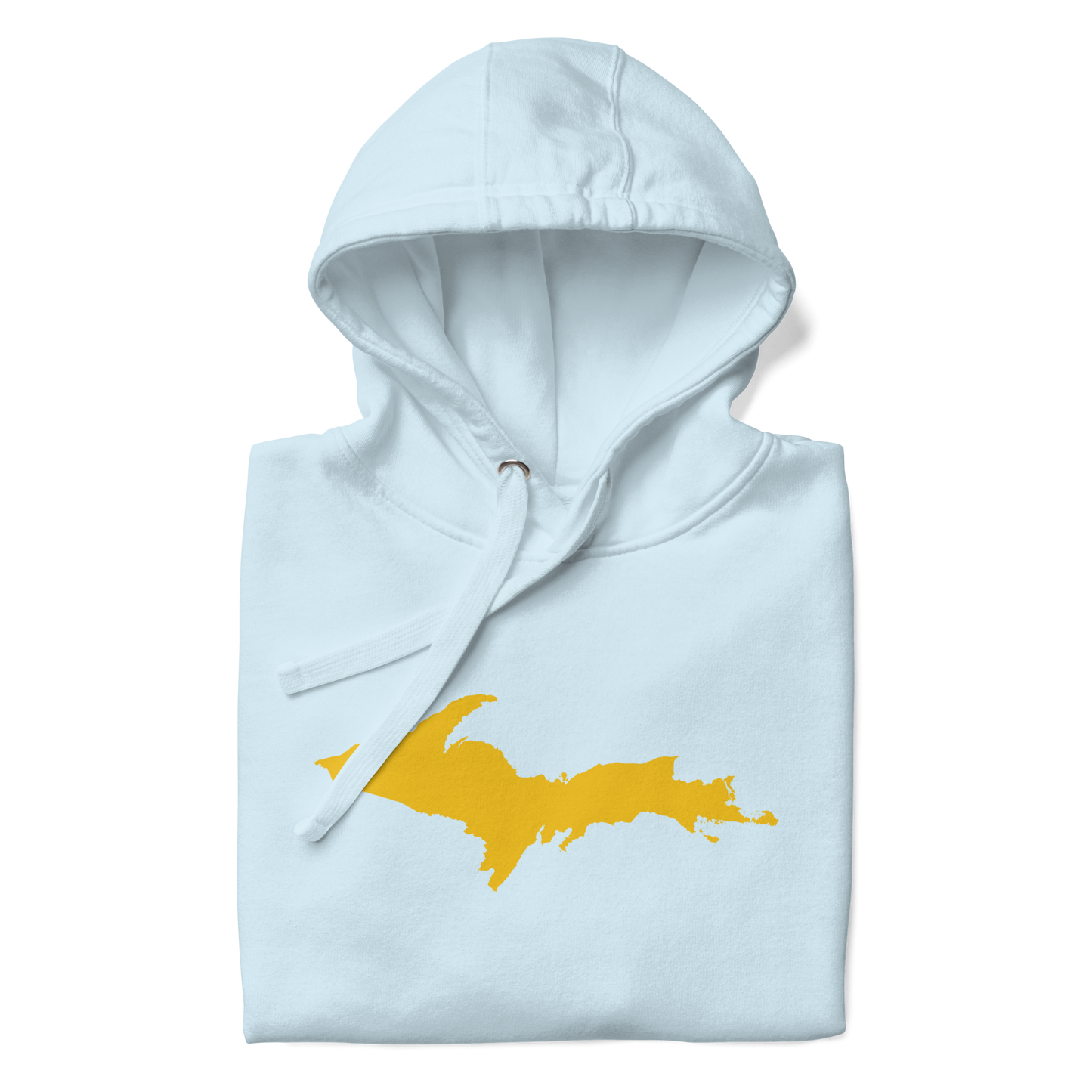 Upper Peninsula Hoodie (w/ Gold UP Outline) | Unisex Premium