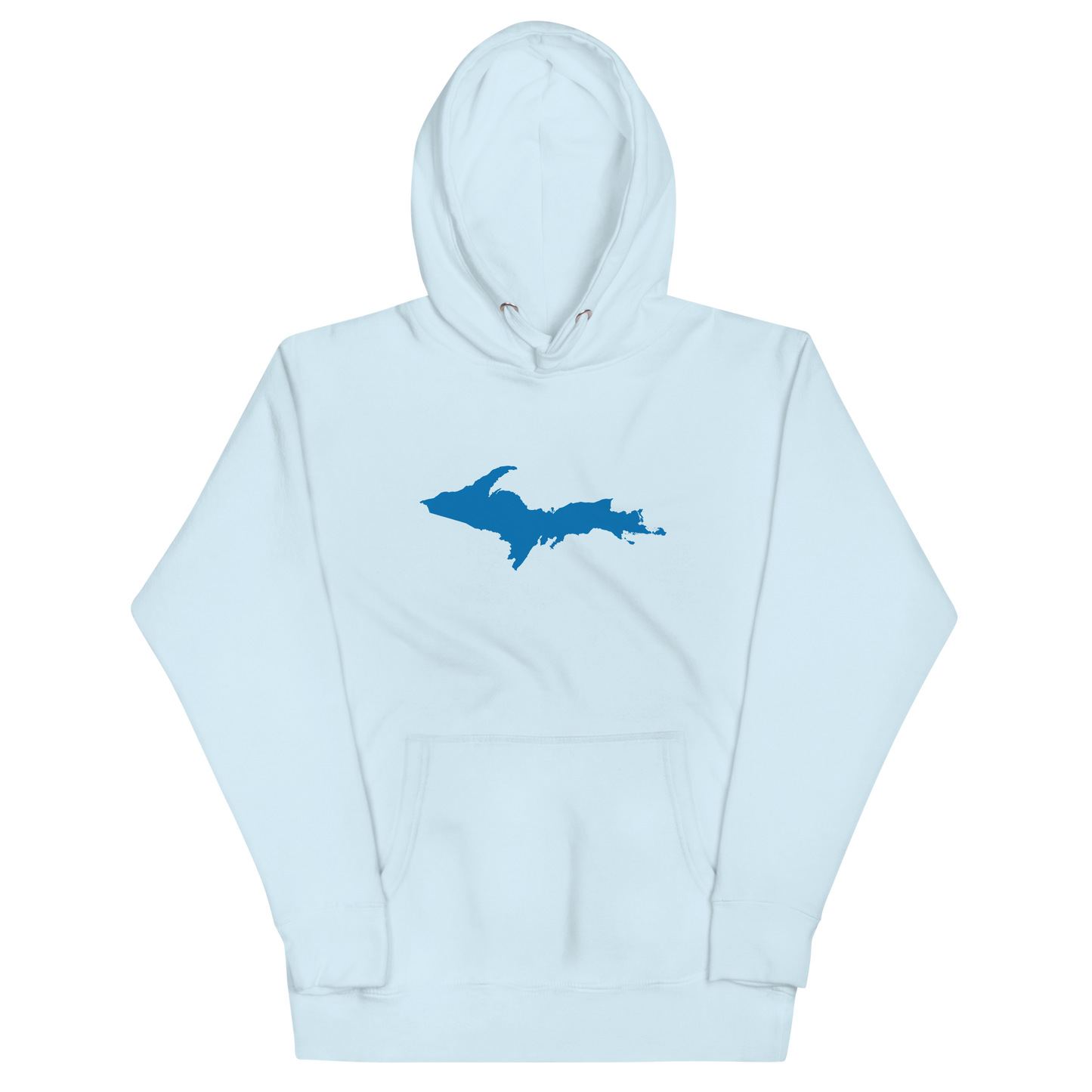 Michigan Upper Peninsula Hoodie (w/ Azure UP Outline) | Unisex Premium