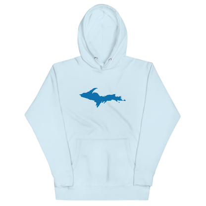 Michigan Upper Peninsula Hoodie (w/ Azure UP Outline) | Unisex Premium