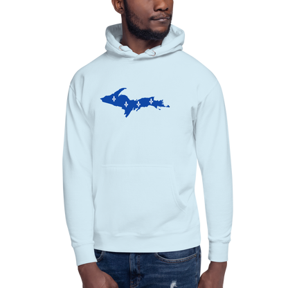 Michigan Upper Peninsula Hoodie (w/ UP Quebec Flag Outline) | Unisex Premium