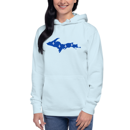 Michigan Upper Peninsula Hoodie (w/ UP Quebec Flag Outline) | Unisex Premium