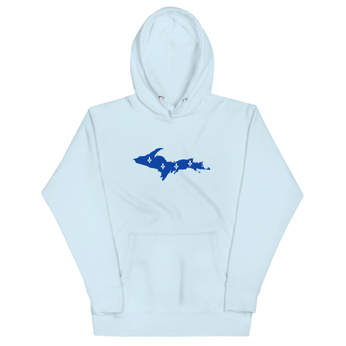 Michigan Upper Peninsula Hoodie (w/ UP Quebec Flag Outline) | Unisex Premium