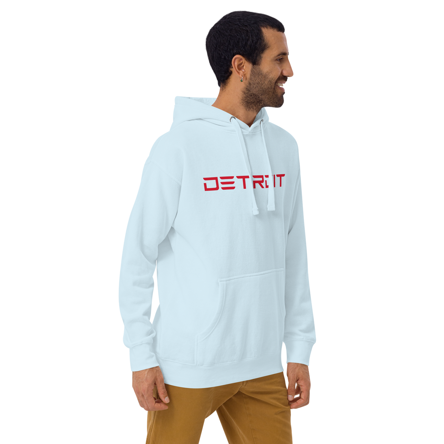 'Detroit' Unisex Premium Hoodie (Electric Font)