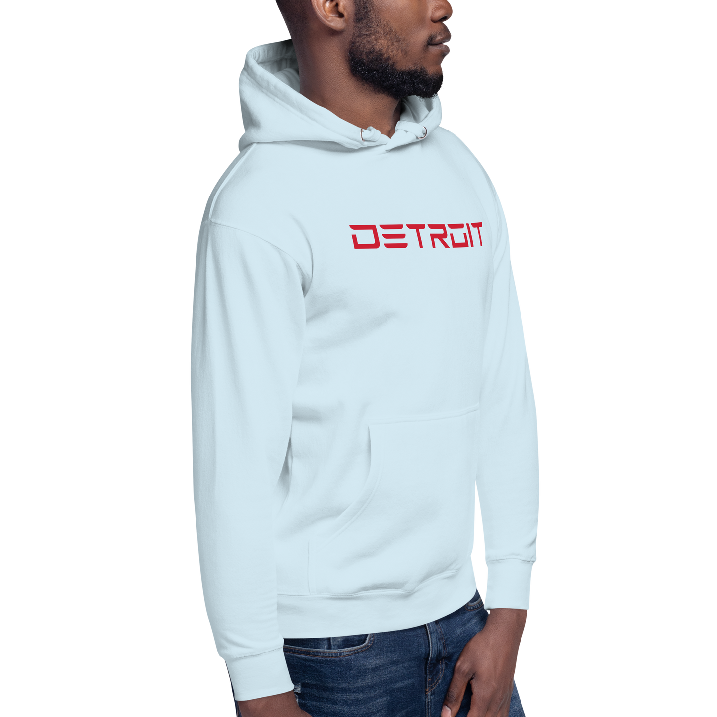 'Detroit' Unisex Premium Hoodie (Electric Font)