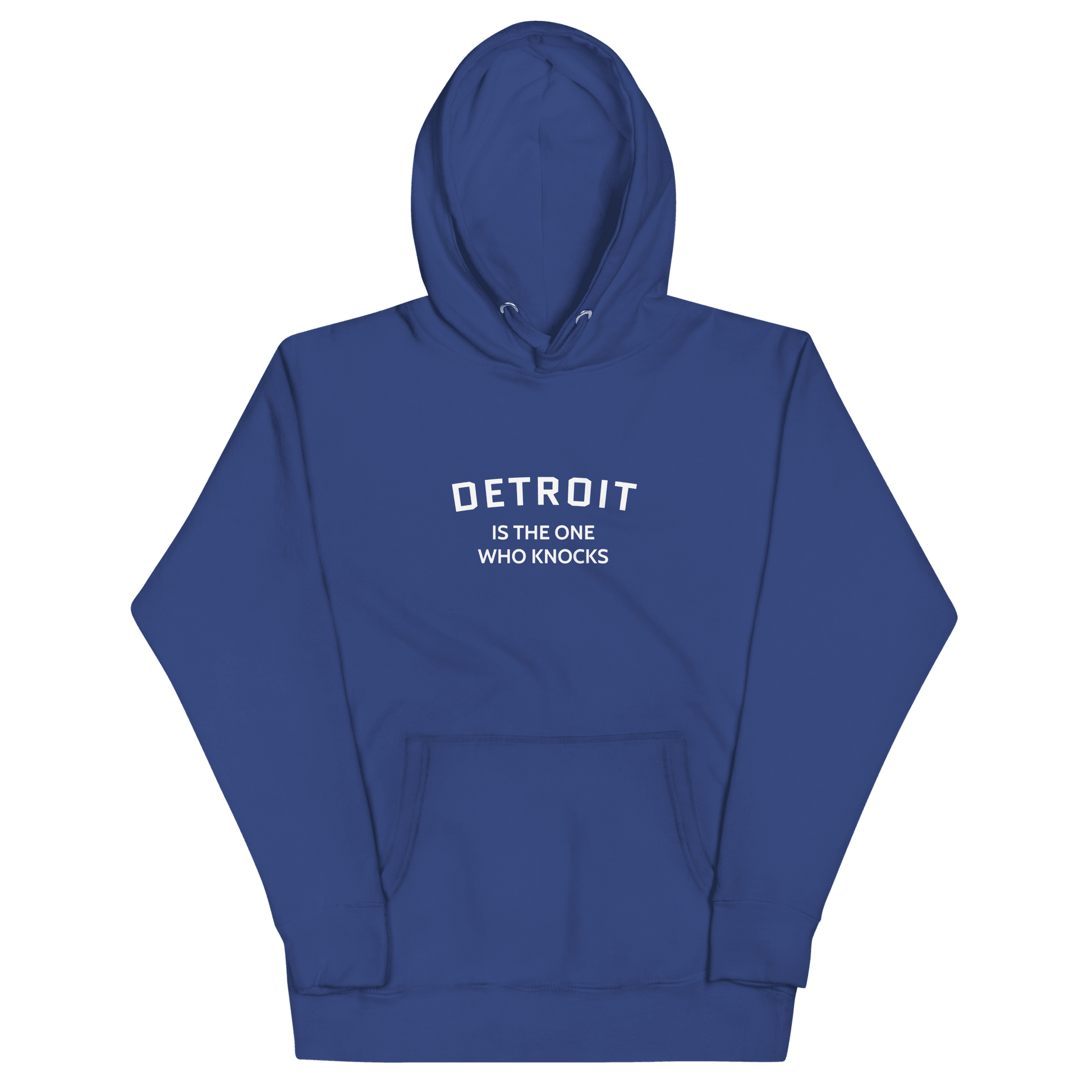 'Detroit is the One Who Knocks' Hoodie | Unisex Premium - Circumspice Michigan