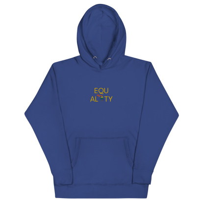 Michigan 'Equality' Premium Hoodie (w/ LGBTQ Pride Colors) | Embroidered - Circumspice Michigan