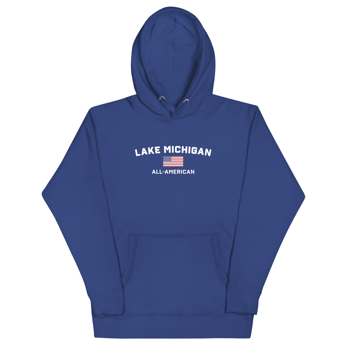 'Lake Michigan All American' Hoodie | Unisex Premium - Circumspice Michigan