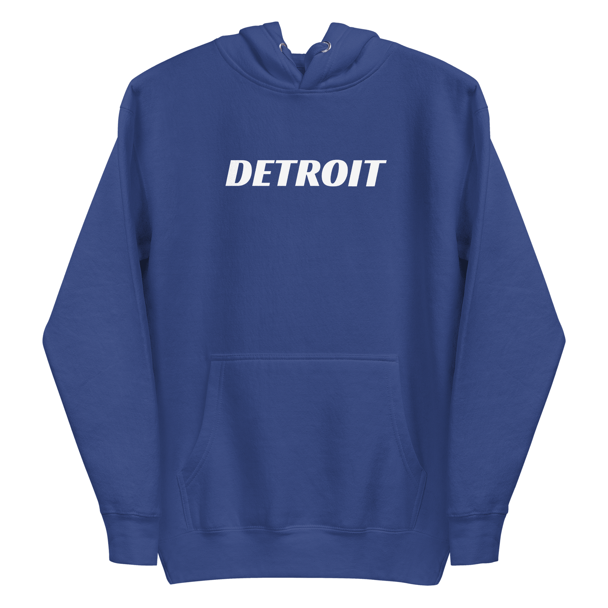 'Detroit' Hoodie (Racing Font) | Unisex Premium - Circumspice Michigan