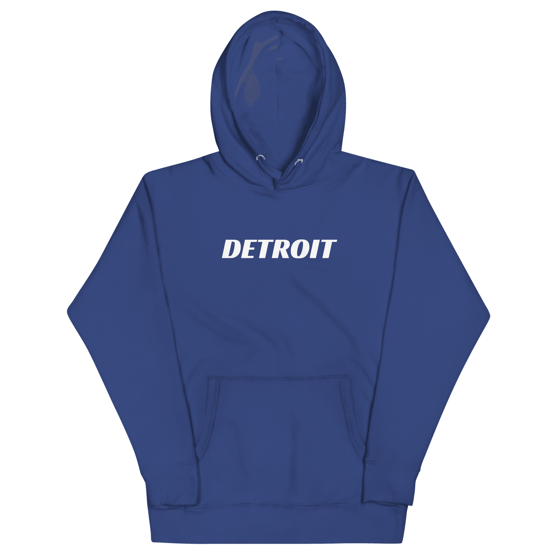 'Detroit' Hoodie (Racing Font) | Unisex Premium - Circumspice Michigan