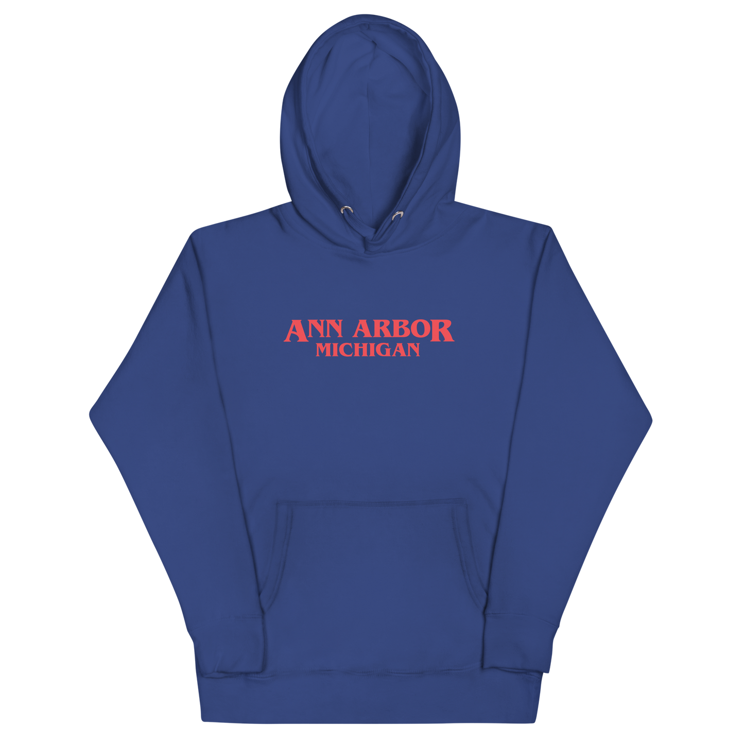 'Ann Arbor Michigan' Unisex Premium Hoodie (1980s Drama Parody)