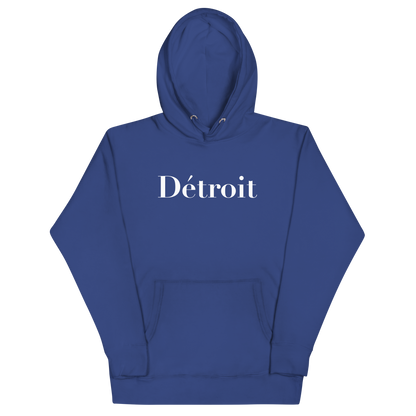 'Détroit' Unisex Premium Hoodie (Didot Font)