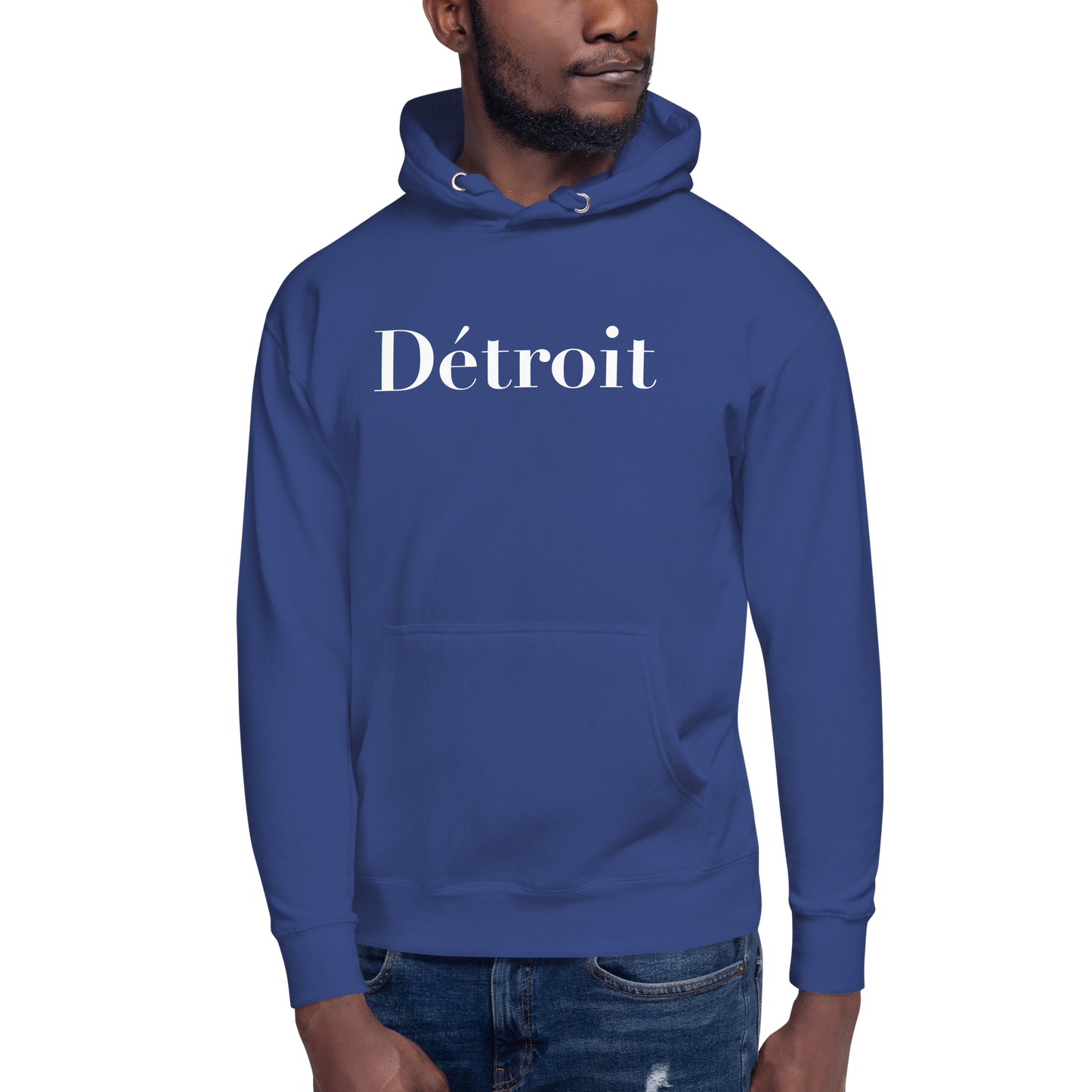 'Détroit' Unisex Premium Hoodie (Didot Font)