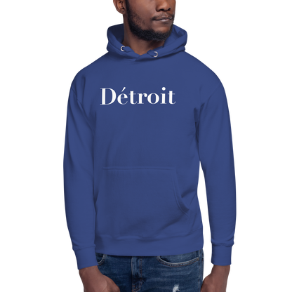 'Détroit' Unisex Premium Hoodie (Didot Font)