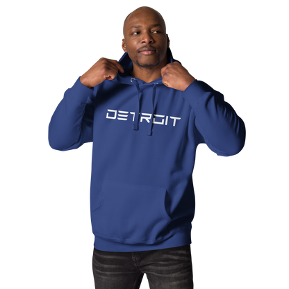 'Detroit' Unisex Premium Hoodie (Electric Font)