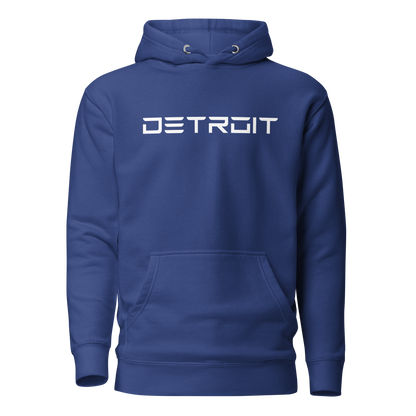 'Detroit' Unisex Premium Hoodie (Electric Font)