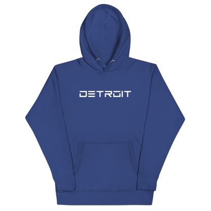 'Detroit' Unisex Premium Hoodie (Electric Font)