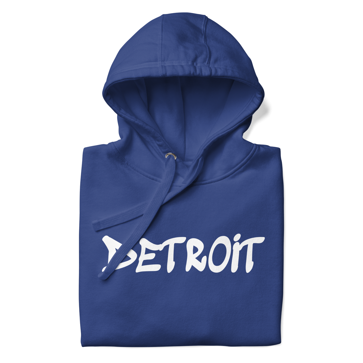 'Detroit' Unisex Premium Hoodie (1980s Hip Hop Font)