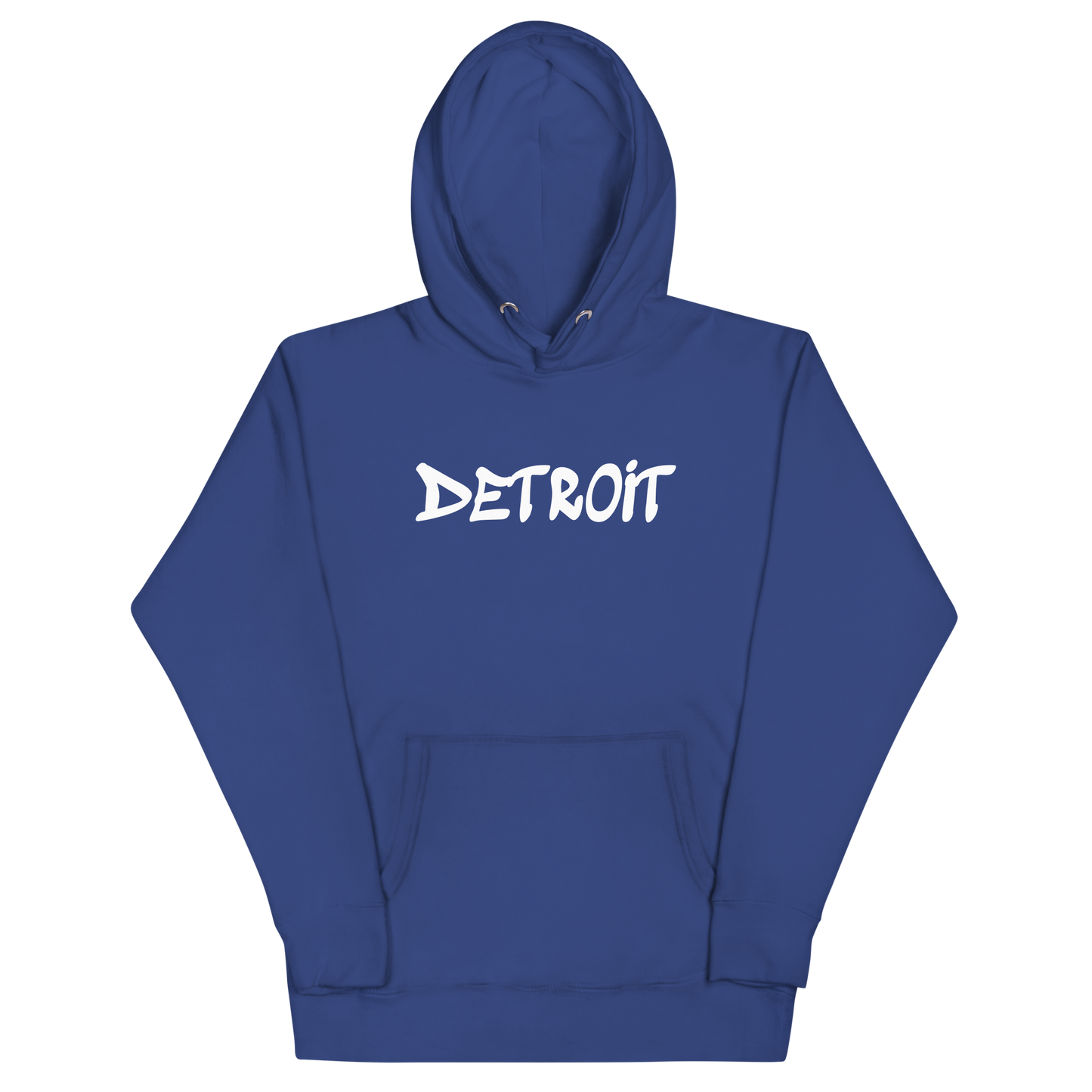 'Detroit' Unisex Premium Hoodie (1980s Hip Hop Font)