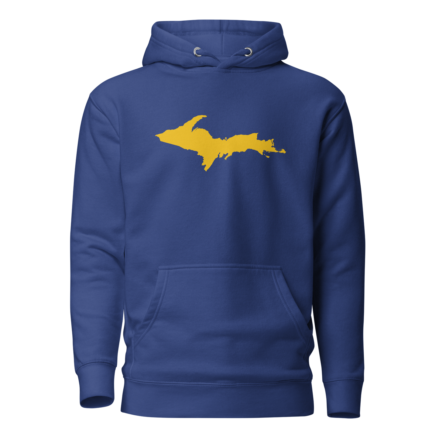 Upper Peninsula Hoodie (w/ Gold UP Outline) | Unisex Premium