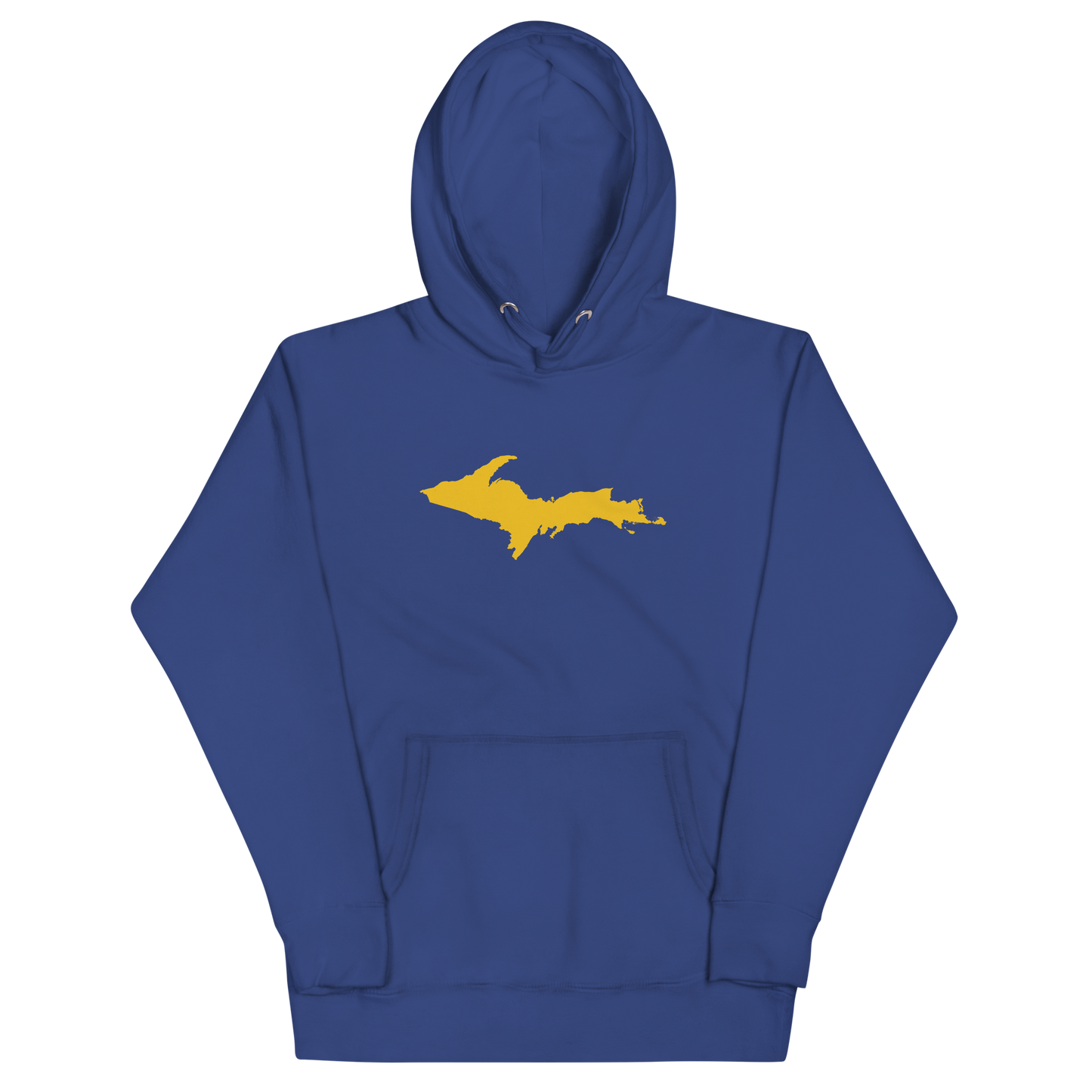 Upper Peninsula Hoodie (w/ Gold UP Outline) | Unisex Premium