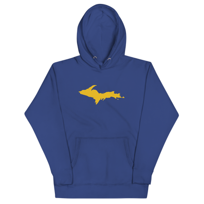 Upper Peninsula Hoodie (w/ Gold UP Outline) | Unisex Premium