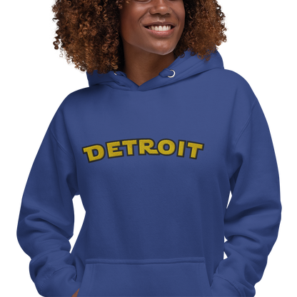 'Detroit' Unisex Premium Hoodie (Epic Sci-Fi Parody) | Embroidered