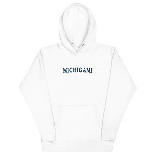 'Michigami' Hoodie (Ojibwe for 'Michigan') | Unisex Premium - Circumspice Michigan
