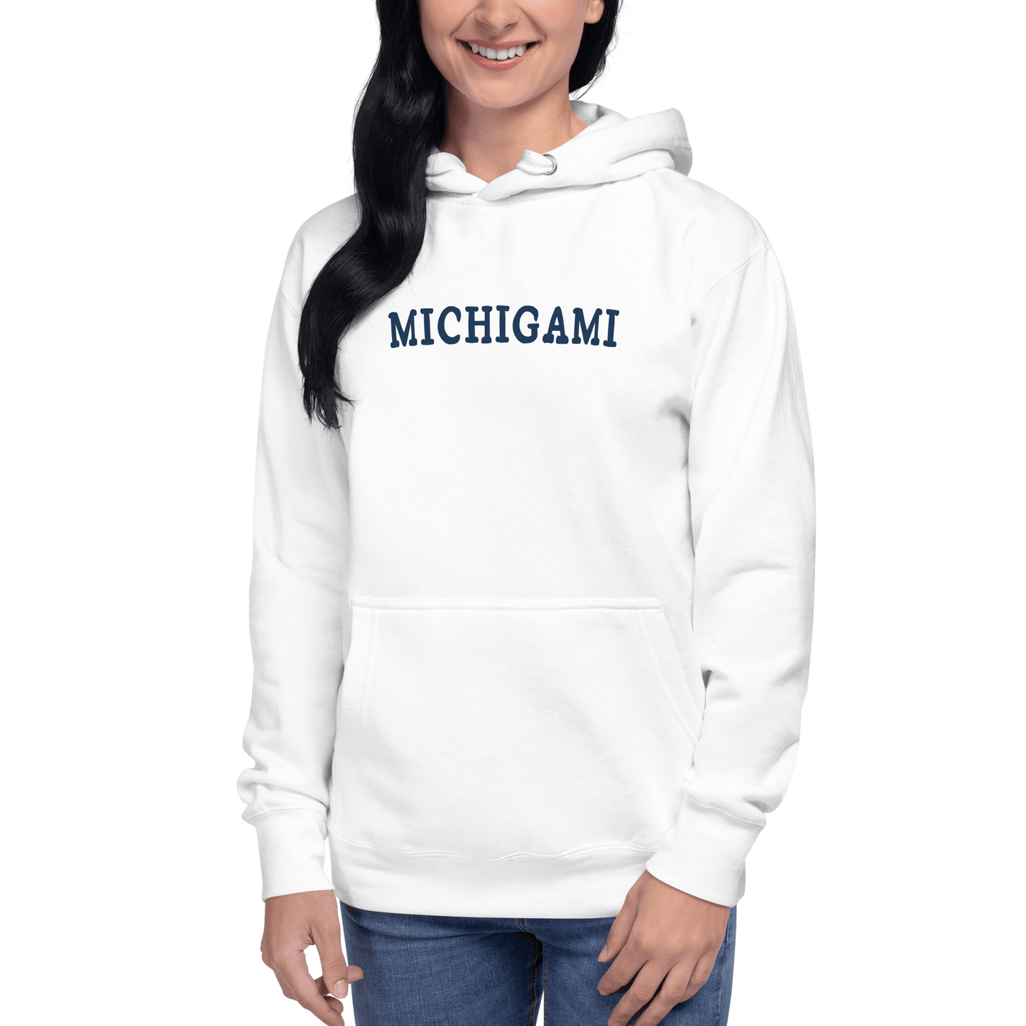 'Michigami' Hoodie (Ojibwe for 'Michigan') | Unisex Premium - Circumspice Michigan