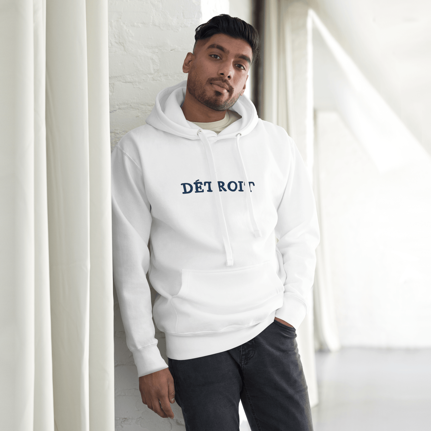 'Détroit' Hoodie | Unisex Premium - Circumspice Michigan