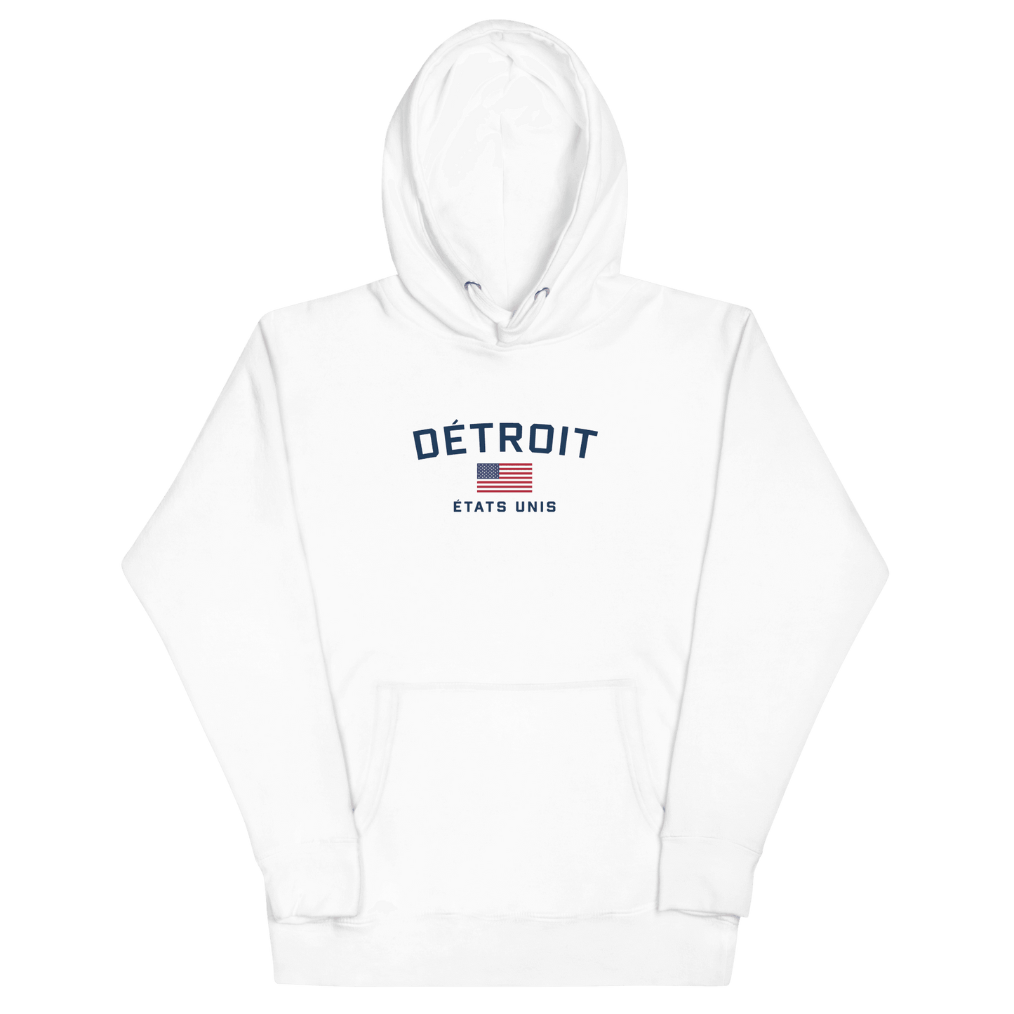 'Détroit États Unis' Hoodie | Unisex Premium - Circumspice Michigan