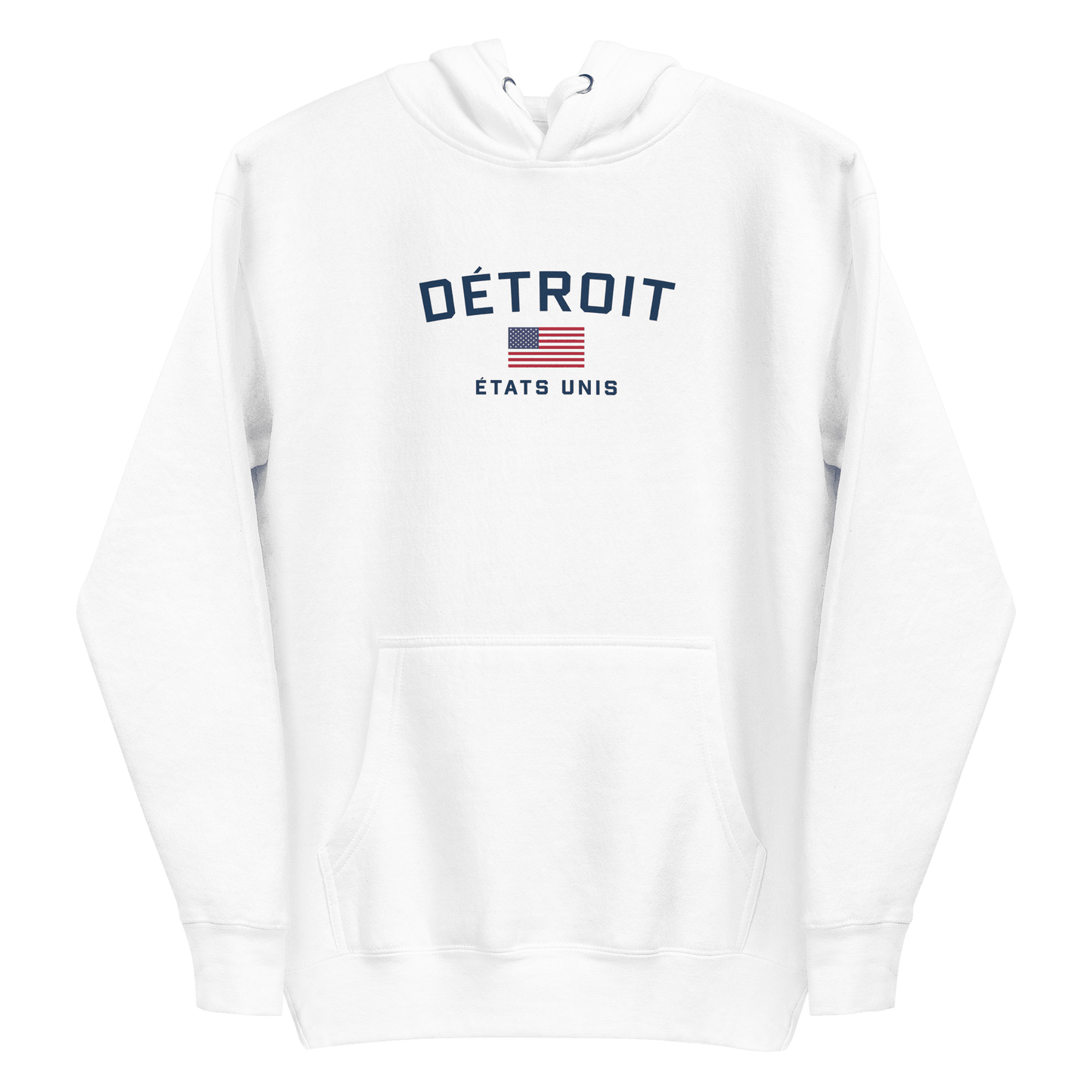 'Détroit États Unis' Hoodie | Unisex Premium - Circumspice Michigan