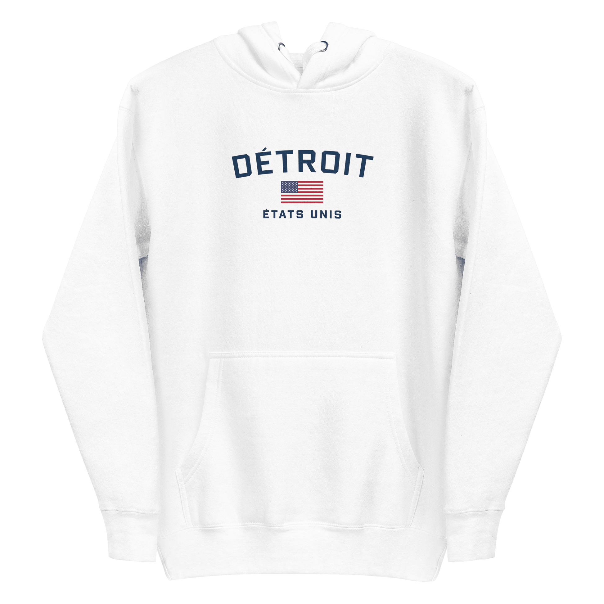 'Détroit États Unis' Hoodie | Unisex Premium - Circumspice Michigan