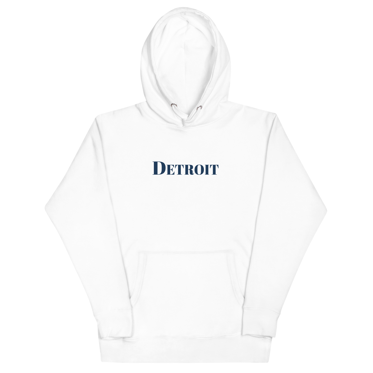 'Detroit' Unisex Premium Hoodie (Didone Font)