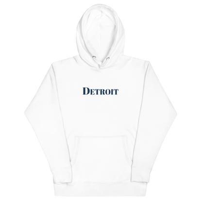 'Detroit' Unisex Premium Hoodie (Didone Font)