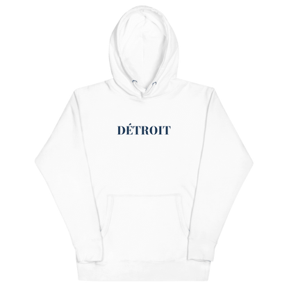 'Détroit' Hoodie (Didone Font) | Unisex Premium - Circumspice Michigan