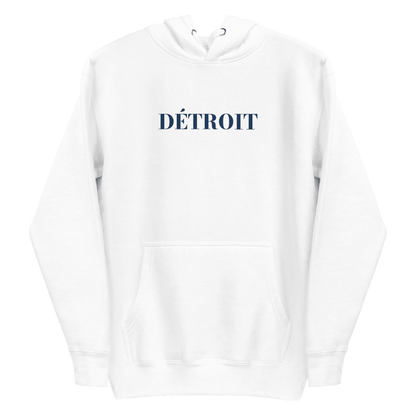 'Détroit' Hoodie (Didone Font) | Unisex Premium - Circumspice Michigan