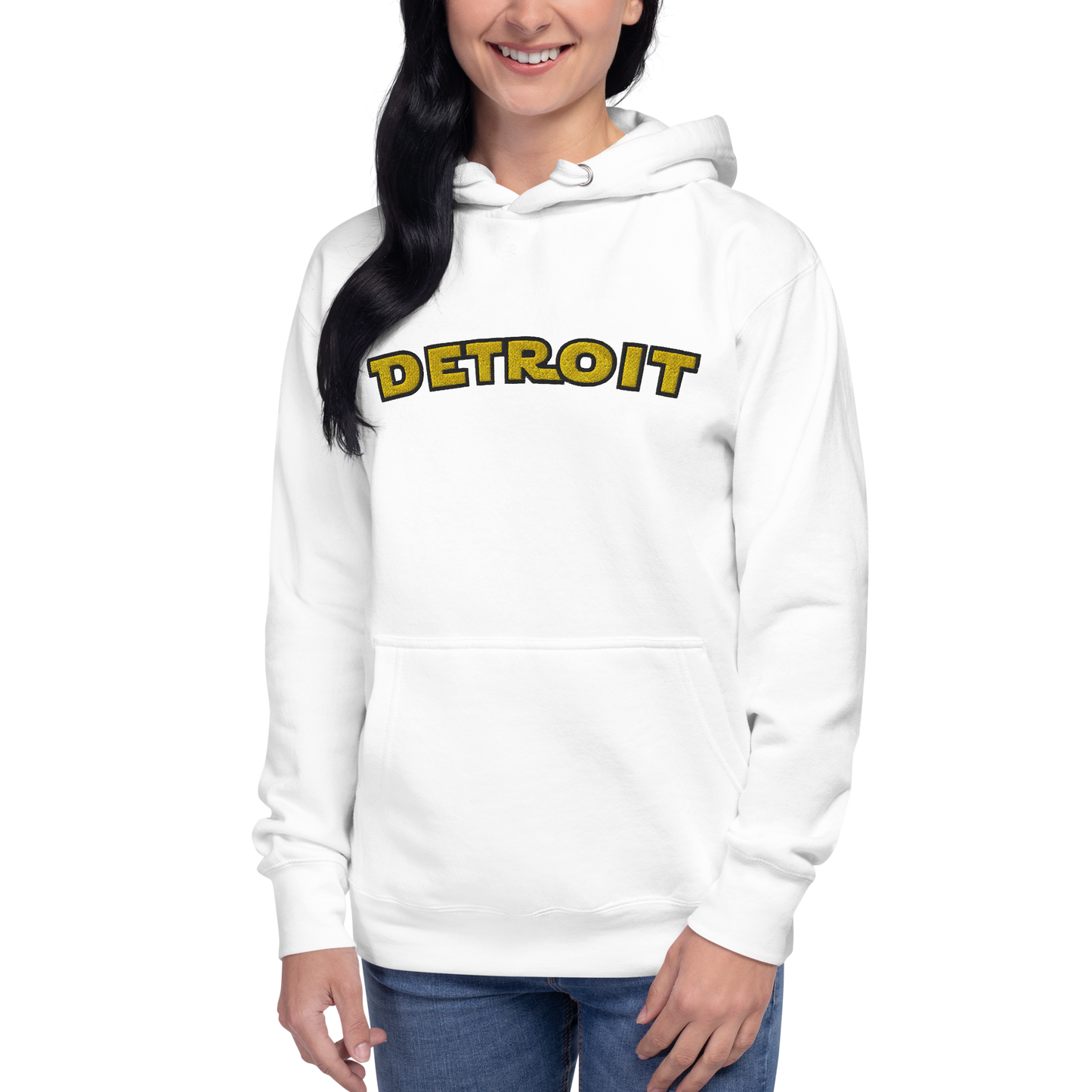 'Detroit' Unisex Premium Hoodie (Epic Sci-Fi Parody) | Embroidered