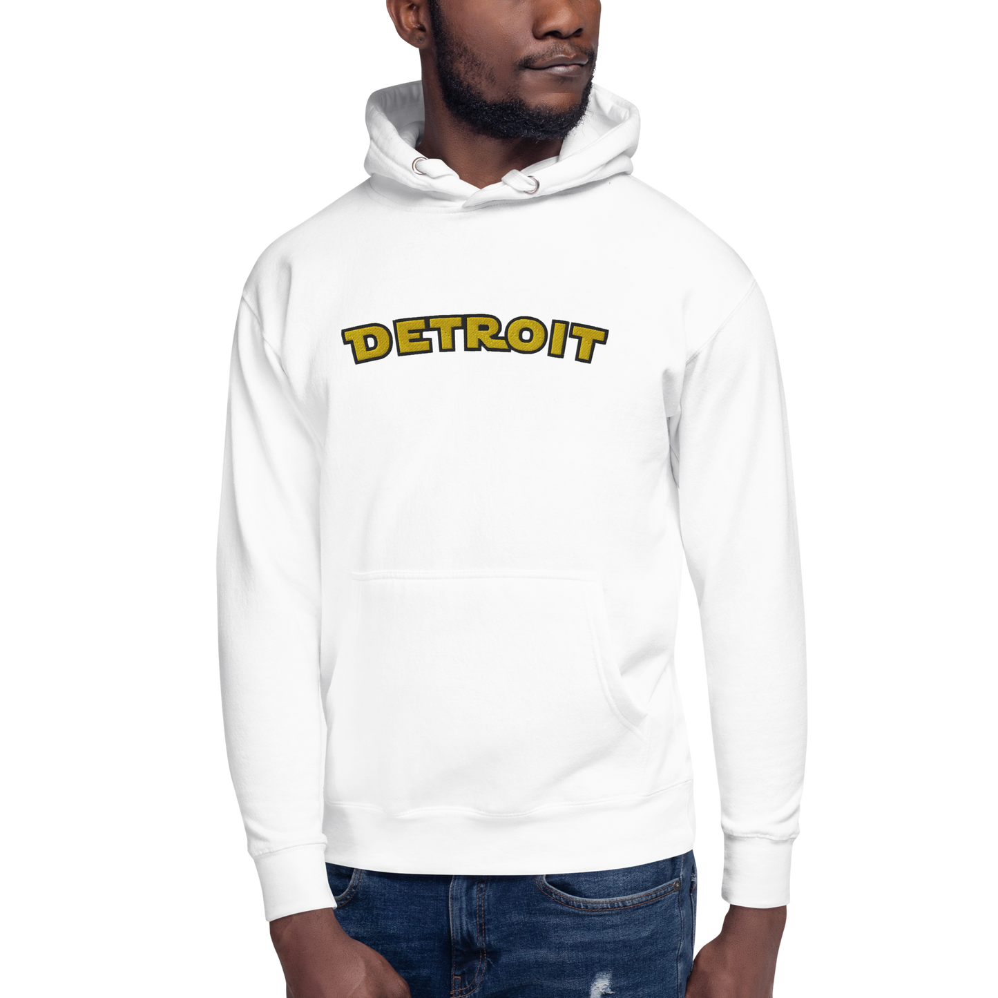 'Detroit' Unisex Premium Hoodie (Epic Sci-Fi Parody) | Embroidered